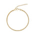 Square Snake Chain Anklet | 3MM - Anklets - The Steel Shop