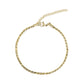 Interlocking Chain Anklet | 3MM - Anklets - The Steel Shop