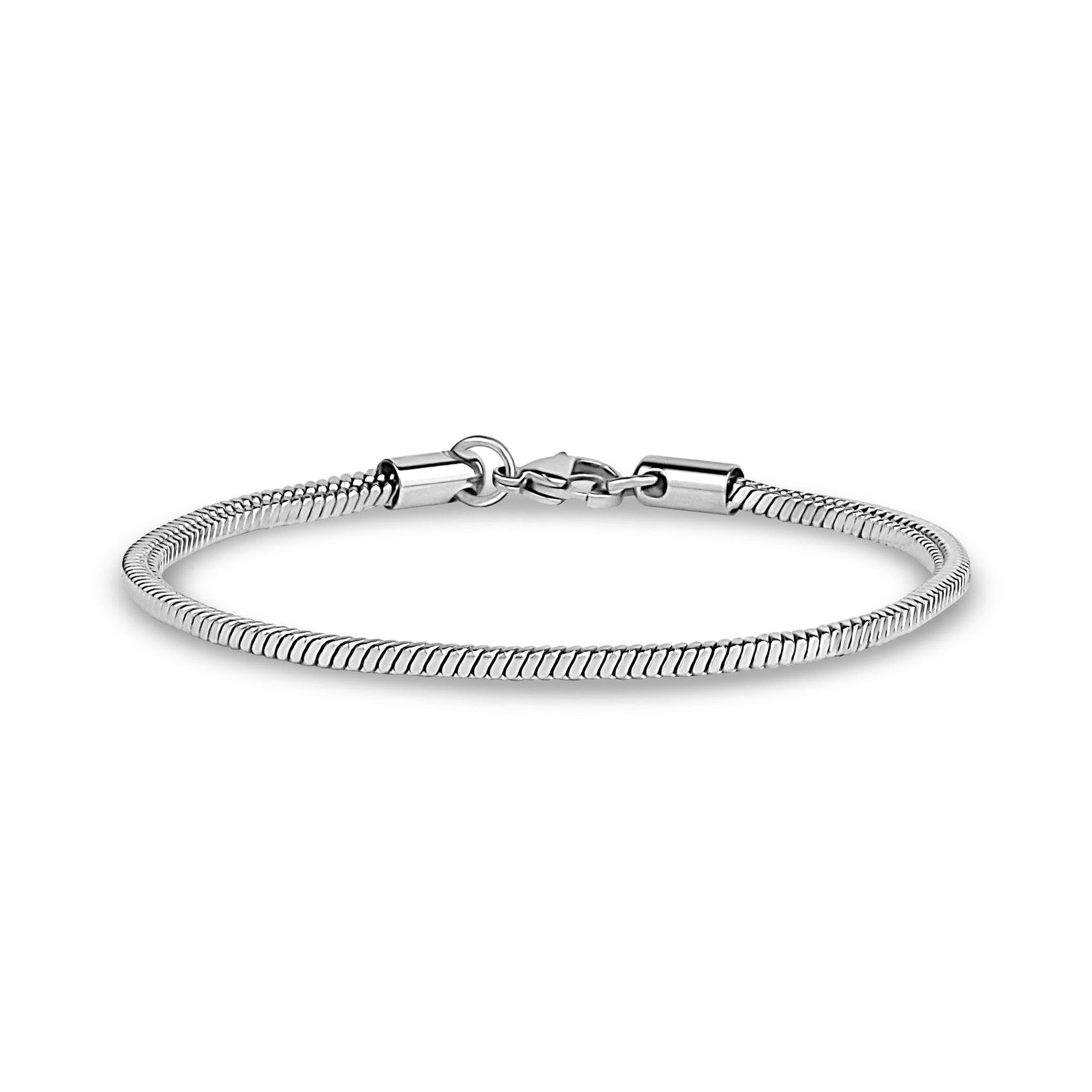 Square Snake Chain Anklet | 3MM - Anklets - The Steel Shop