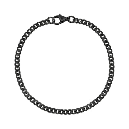 3.5mm Cuban Link Bracelet - Unisex Steel Bracelet - The Steel Shop