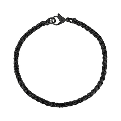 3mm Wheat Chain Bracelet - Unisex Steel Bracelet - The Steel Shop
