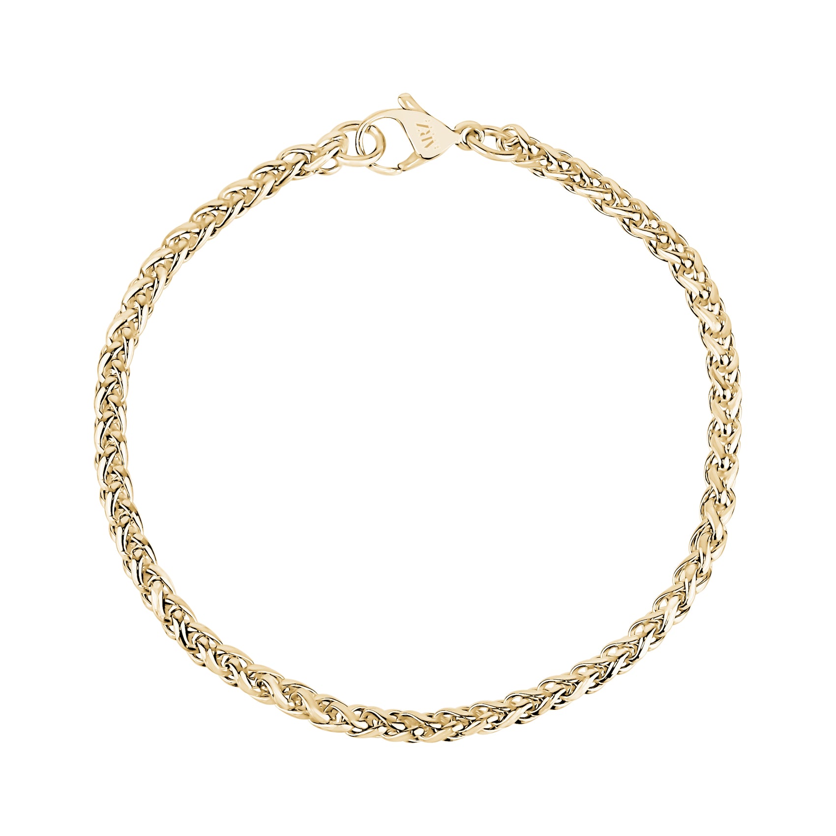 3mm Wheat Chain Bracelet - Unisex Steel Bracelet - The Steel Shop