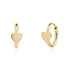 Heart Huggie Earrings - Earrings - The Steel Shop