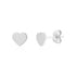 Mini Heart Studs - Earrings - The Steel Shop