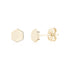 Mini Hex Studs - Earrings - The Steel Shop