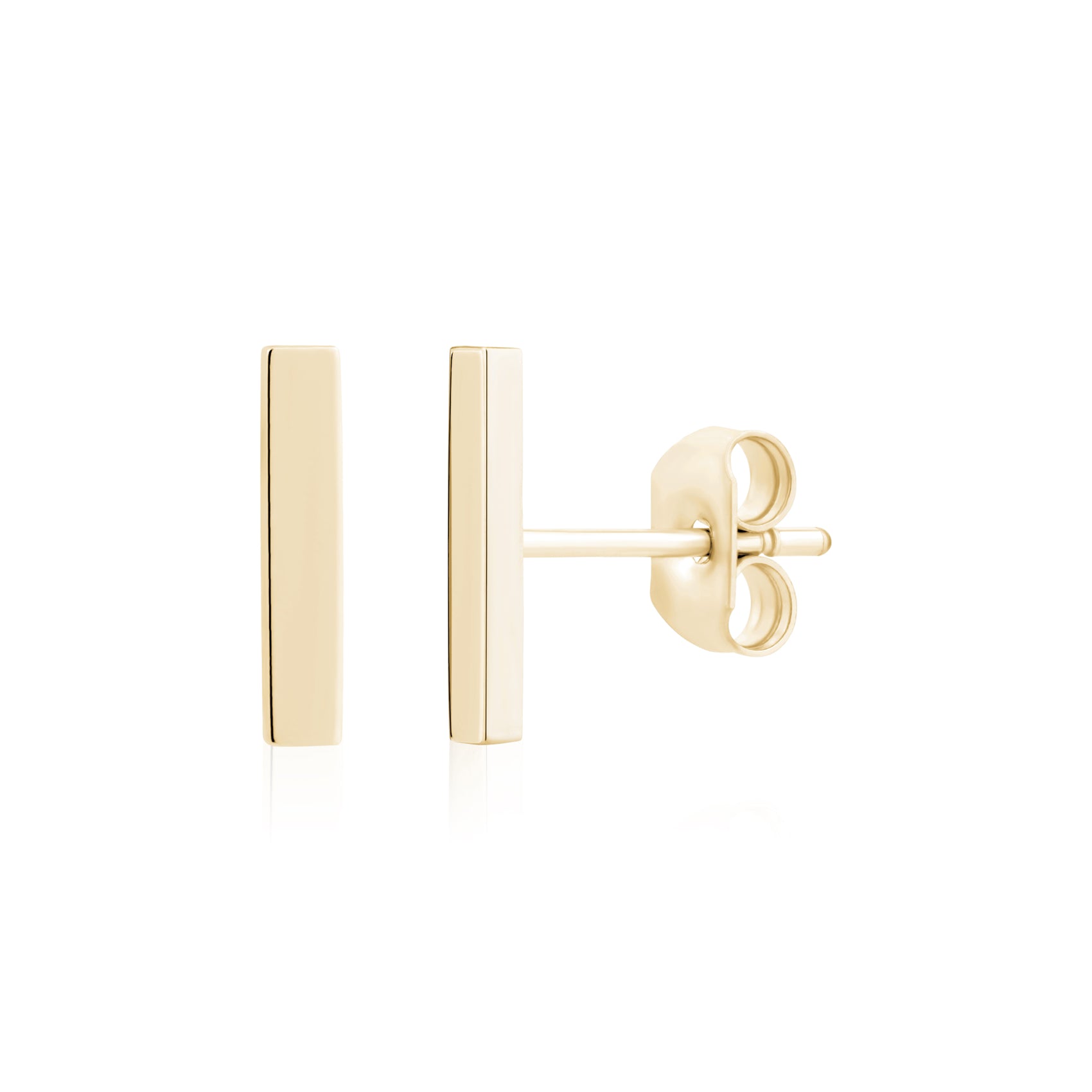 Mini Sleek Bar Studs - Earrings - The Steel Shop