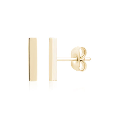 Mini Sleek Bar Studs - Earrings - The Steel Shop