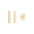 Mini Sleek Bar Studs - Earrings - The Steel Shop