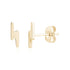Mini Lightning Bolt Studs - Earrings - The Steel Shop