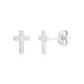 Mini Cross Studs - Earrings - The Steel Shop