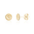 Mini Love Coin Studs - Earrings - The Steel Shop