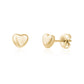 Mini Puffy Heart Studs - Earrings - The Steel Shop