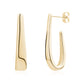 Modern Curve Stud Earrings - Earrings - The Steel Shop