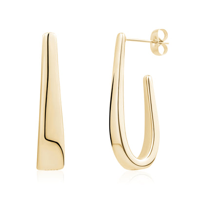 Modern Curve Stud Earrings - Earrings - The Steel Shop