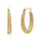 Bead Drop Hoops - Earrings - The Steel Shop