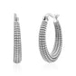 Bead Drop Hoops - Earrings - The Steel Shop