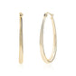 Contemporary Oval Hoops - Earrings - The Steel Shop