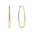 Contemporary Oval Hoops - Earrings - The Steel Shop