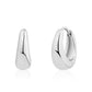 Sleek Droplet Hoops - Earrings - The Steel Shop
