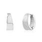 Polished Tapered Hoop Earrings - Earrings - The Steel Shop