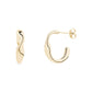 Spiral Stud Hoops - Earrings - The Steel Shop