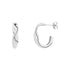 Spiral Stud Hoops - Earrings - The Steel Shop
