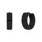 Rounded Huggie Earrings - Unisex Earrings - The Steel Shop