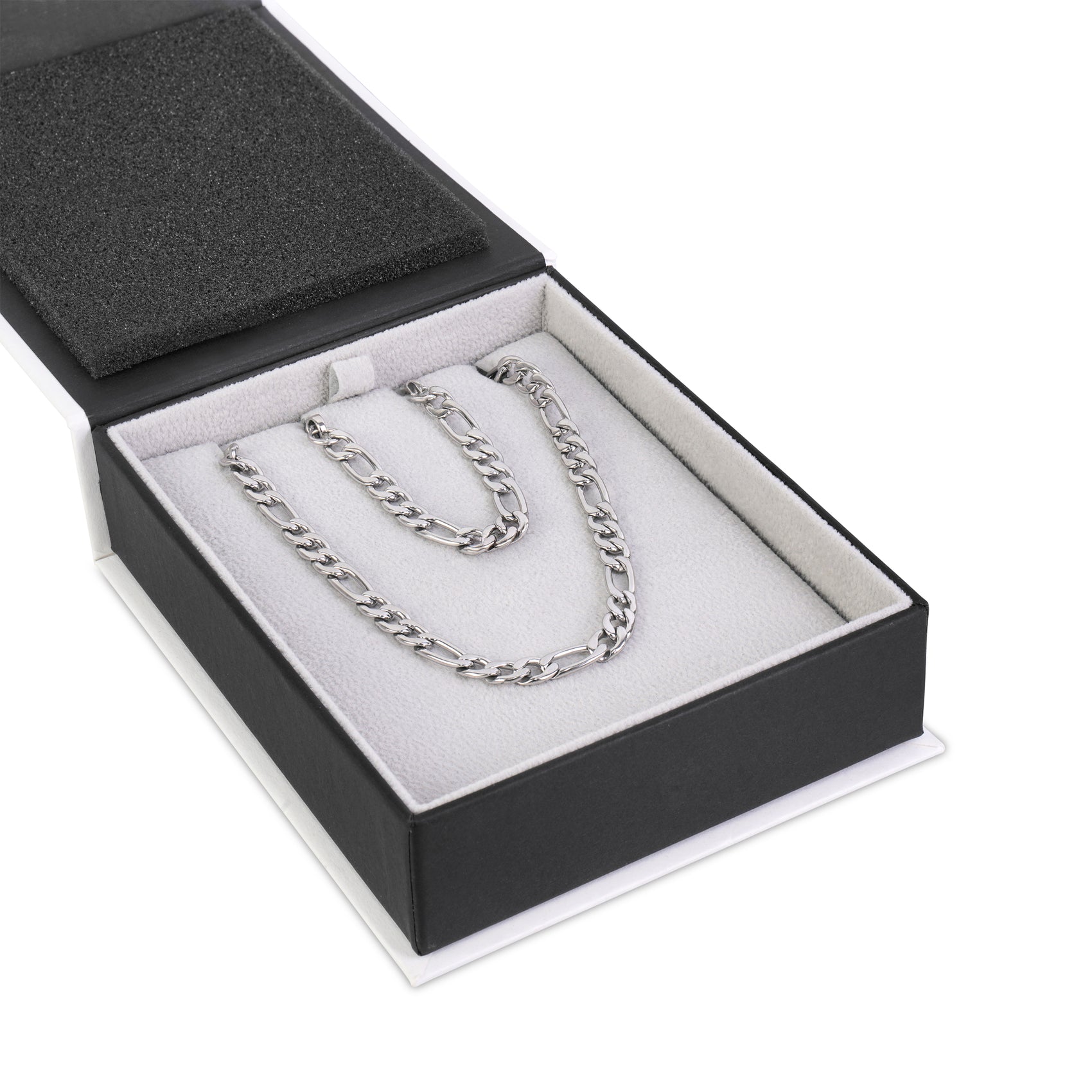 5mm Figaro Set | Silver - Sets - The Steel Shop