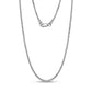 2.5mm Round Box Link Chain - Unisex Necklaces - The Steel Shop