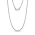 2.5mm Round Box Link Chain - Unisex Necklaces - The Steel Shop