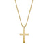 Gold-tone stainless steel men&