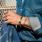 H-Link Matte ID Bracelet - Mens Steel Bracelets - The Steel Shop