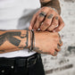 Architectural Geo Band - Men Ring - The Steel Shop