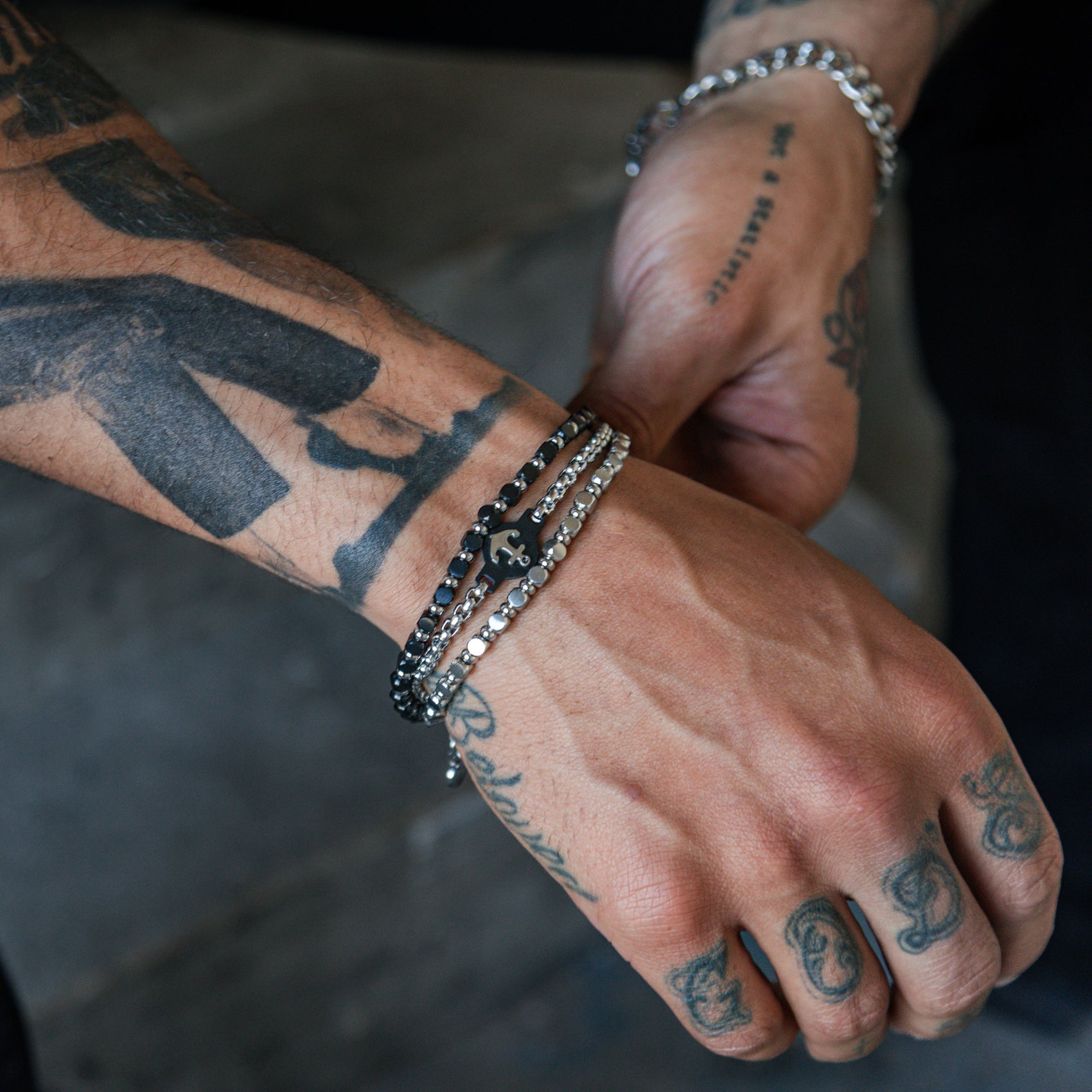 Voyager Anchor Bracelet - Mens Steel Bracelets - The Steel Shop
