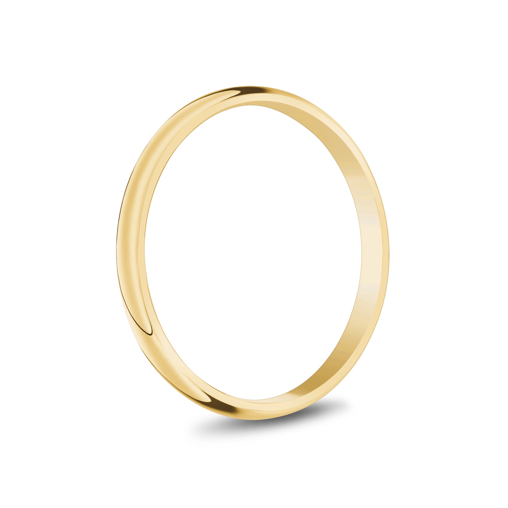 2mm Dome Wedding Band - Women Ring - The Steel Shop