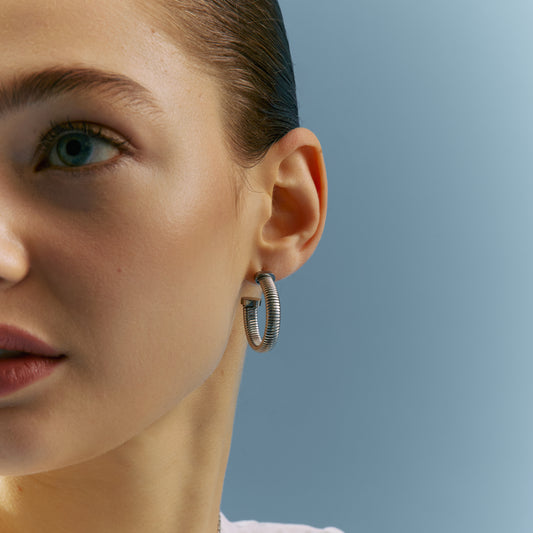 Tubogas Hoop Earrings