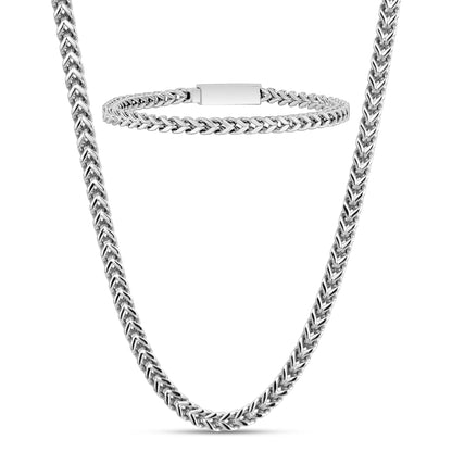 4mm Franco Set | Silver - Sets - The Steel Shop