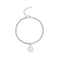 Minimal Round Charm Bracelet - Women Bracelet - The Steel Shop