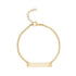 Minimal Bar ID Bracelet - Women Bracelet - The Steel Shop