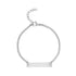 Minimal Bar ID Bracelet - Women Bracelet - The Steel Shop