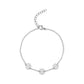 Minimal Triple Disc Bracelet - Women Bracelet - The Steel Shop