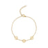 Minimal Triple Disc Bracelet - Women Bracelet - The Steel Shop