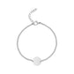 Minimal Round ID Bracelet - Women Bracelet - The Steel Shop
