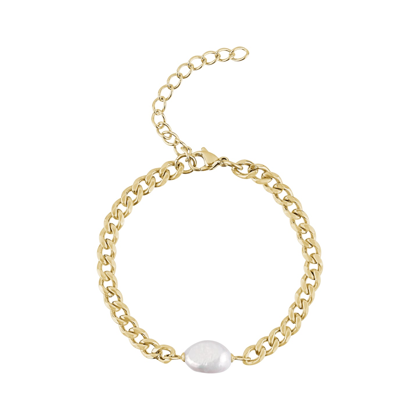 Freshwater Pearl Chain Bracelet