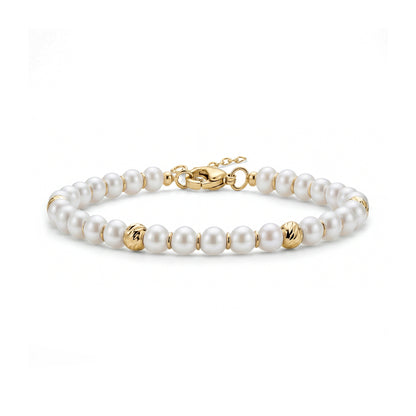 Modern Pearl Bead Bracelet