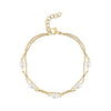 Freshwater Pearl Station Bracelet