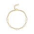 Freshwater Pearl Station Bracelet - Women Bracelet - The Steel Shop
