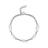 Freshwater Pearl Station Bracelet - Women Bracelet - The Steel Shop