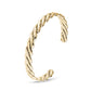 Braided Open Cuff Bangle