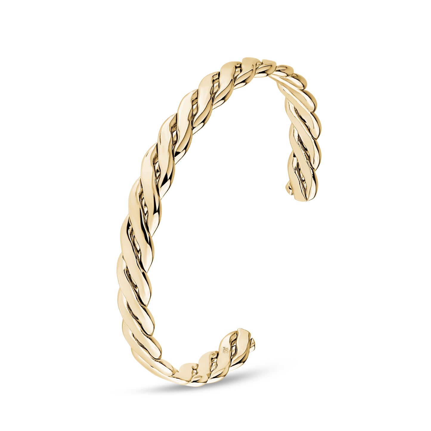 Braided Open Cuff Bangle